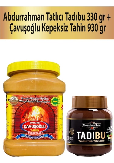 Abdurrahman Tatlıcı Tadıbu 330 G + Çavuşoğlu Tahin Kepeksiz 930 G