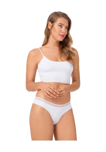 File Lastikli Lazer Kesim Bikini Külot 5'li Paket Çok Renkli 6 Çok Renkli