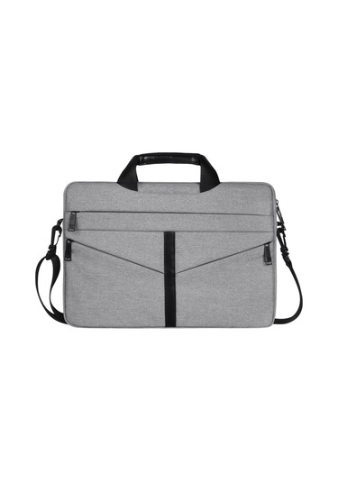 14.1 inç Omuz Askısı İle Laptop Çantası Açık Gri 14.1 inch