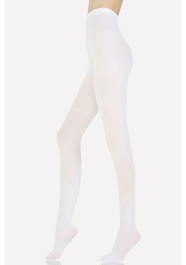 Nbb Kadın Beyaz Soft Külotlu Çorap