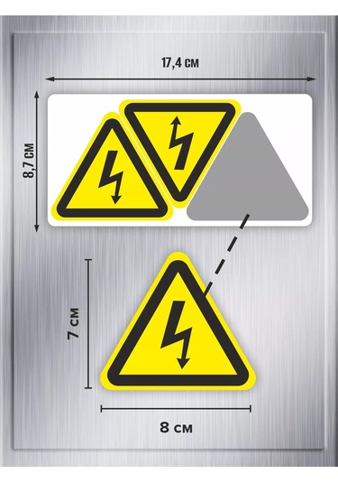 Riform "yüksek Voltaj" Etiketleri 190150255 Gri