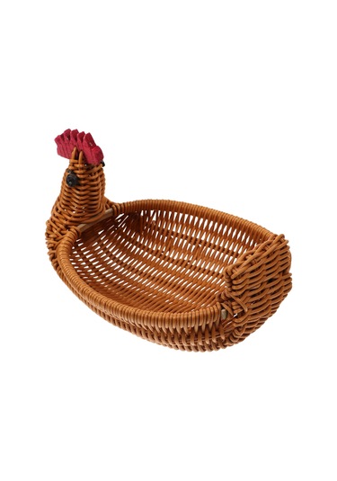 Dokuma Rattan Sepet Rattan Depolama Sepeti Hasır Meyve Sepeti Ekmek Servis Hasır