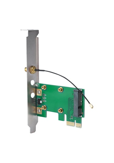 Yuntech01 Mini Pcı-e'den Pcı-e'ye Dönüştürücü Kart - 12.2cm Tam Yükseklik Panel, Anten Tesisatı, 3.3v/5v Desteği, Sürücü Gerektirmez