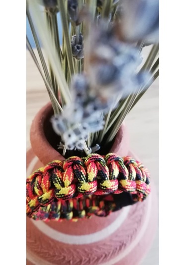 Paracord Bileklik L Çok Renkli