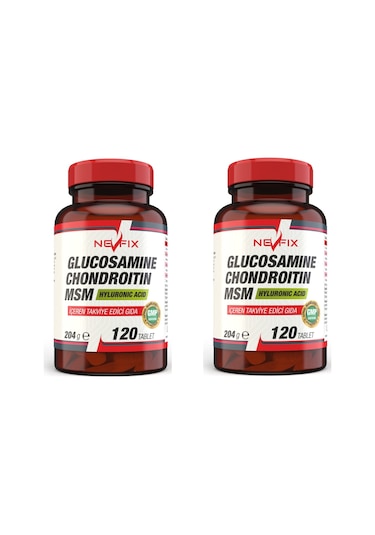 Nevfix Glucosamine Chondroitin Msm 120 Tablet X 2 Kutu 240 Tablet