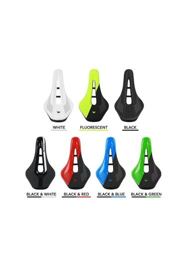 Novahub West Bıkıng Bisiklet Selesi Yedek Koltuk Minderi Yumuşak Pu Deri İçi Boş Koltuk Minderi Mtb Dağ Bisikleti Yol Bisikleti İçin - Floresan Yeşil Altın