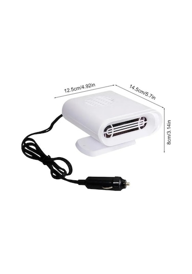 Jialan 12v Taşınabilir Oto Kaloriferi Araç Ön Camı Hızlı İsıtma Uj