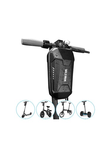 Padalink Katlanabilir Elektrikli Scooter Ve Bisiklet Baş Çantası - 3l Su Geçirmez Eva Sert Kabuklu Çok Renkli