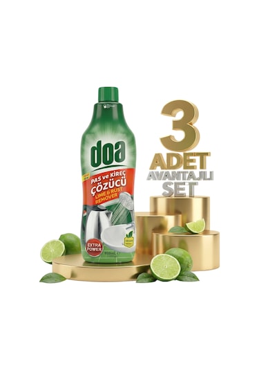 Doa Pas Ve Kireç Çözücü 3x900 Ml