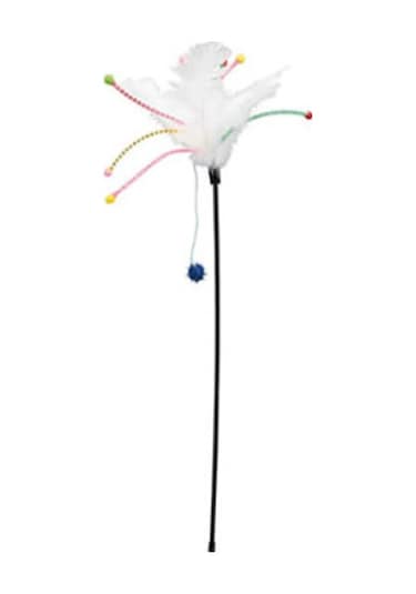 Trixie 41 CM Tüylü Kedi Oyun Sopası Çok Renkli