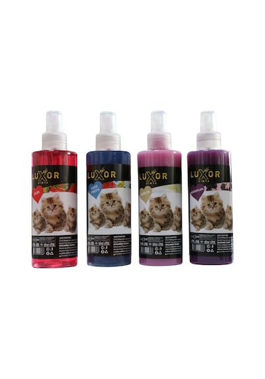 Luxor Kimya 4'lü Kedi Parfümü Seti 4x200 Ml