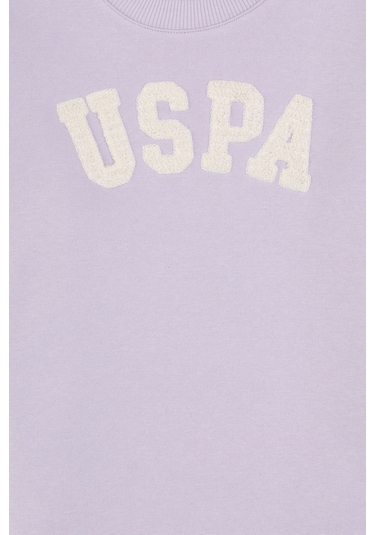 U.s. Polo Assn. Kız Çocuk Lila Sweatshirt 50317878-vr245 Lavanta