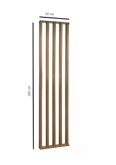 Ahşap Çıtalı Paravan Oda Ayırıcı Seperatör Duvar 50x200 Cm