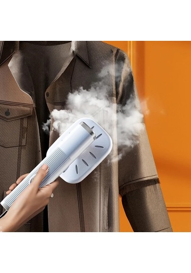 Elmpaly Beyaz Mini Ütü Makinesi Giyim İçin Taşınabilir Katlanır Usb Buharlı Ütü