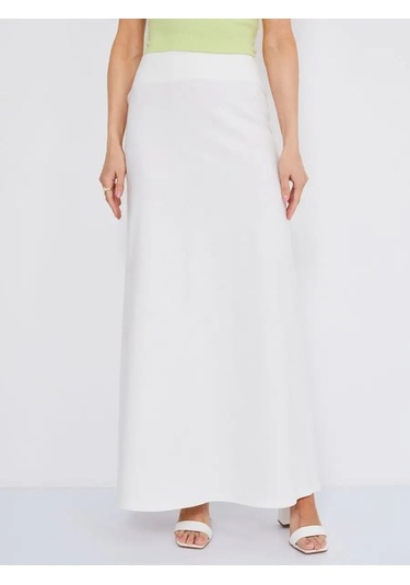 O'riga Uzun Etek Büyük Beden Maksi Yere Kadar 155706242 Sütlü