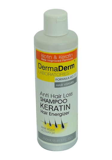 Dermaderm Saç Dökülmesine Karşı Keratin Biotin ve Vitaminli Şampuan 250 ML