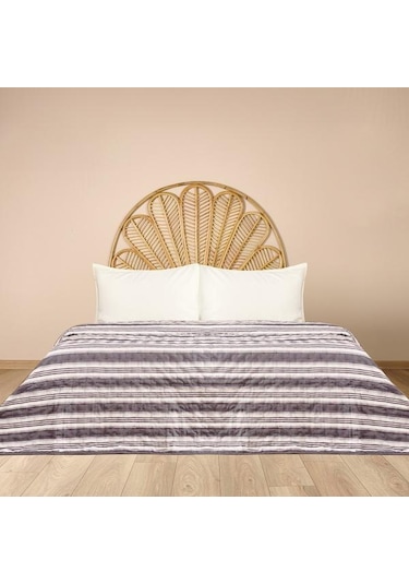 Evidea Soft Londra Çift Kişilik Yatak Örtüsü - Antrasit - 200x230 Cm Antrasit