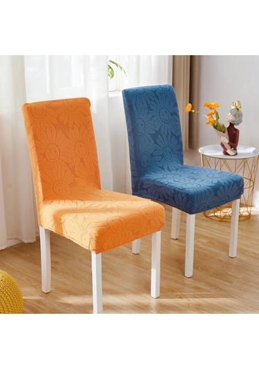 Gajeena Yüksek Esnekliğe Sahip Mevsimlere Uyumlu Entegre Omuzlu Kalınlaşmış Gömlekli Sandalye Kılıfı - Yıkama Eliyebilir, Bulut Mavisi 45-55cm Omuz Yüksekliği, 38-48cm Oturma Uzunluğu DiğER