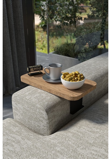 Zigon Sehpa Yan Sehpa Ayarlanabilir Tepsi Dikdörtgen Dekoratif Modern Yatay Dikey Koltuk Sehpası Ceviz Atlantik Çam