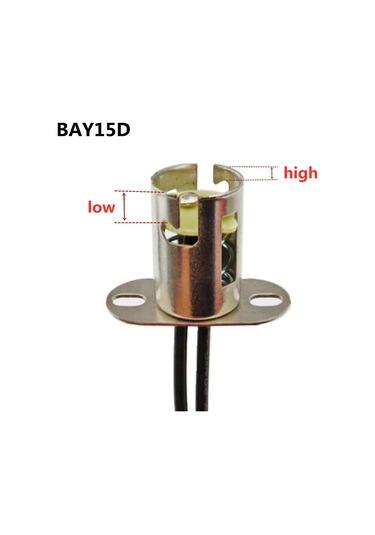 Prosperlink 2 Adet Ba15d/ba15s Lamba Tabanı - 1156/1157 Lamba Tutucu, Bay15d Duy Bağlantısımavi10yok
