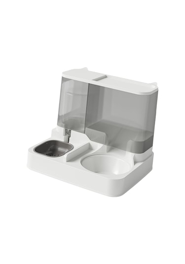 Suntek 2& 39 Si 1 Arada Evcil Hayvan Besleyici Pürüzsüz Gri