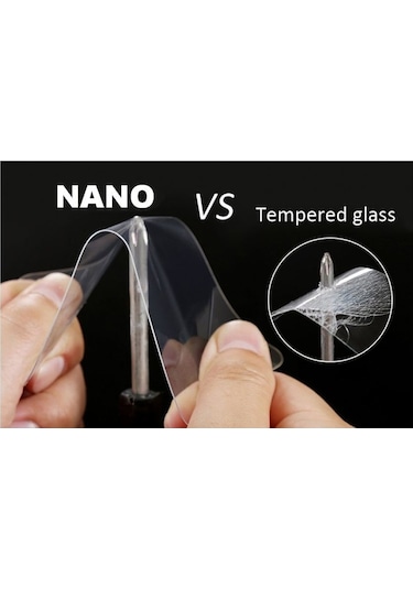 Prolysus Samsung Uyumlu Galaxy S24 Nano Kırılmaz Cam Ekran Koruyucu Yumuşak Film Şeffaf