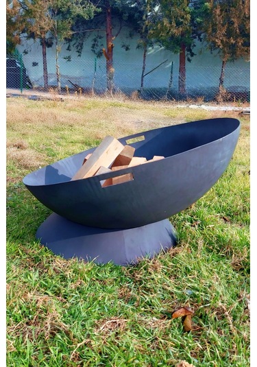 Blueflame Bahçe Şöminesi Ateş Çukuru Bahçe Sobası Çap 80 Cm
