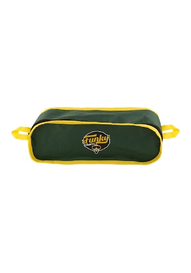 Funky Chaırs Pratik Cepli Çantalı Kamp Sandalyesi Sarı Yeşil