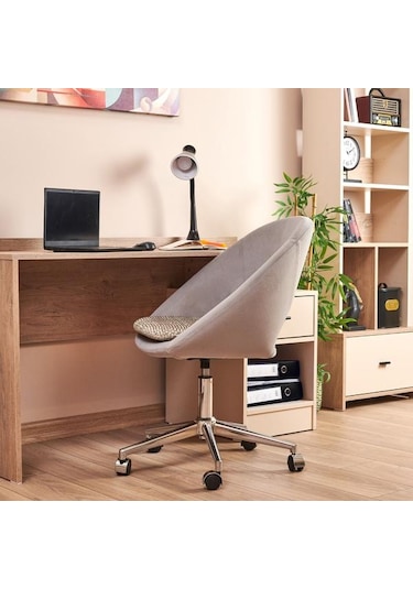 Just Home Olivya Çalışma Sandalyesi - Gri Gri