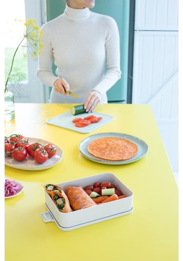 Brabantia Make Take Lıght Grey Plastik Büyük Boy Yemek Taşıma Kabı 2l Açık Gri