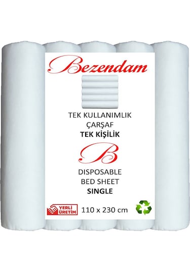 10 Adet Bezendam Tek Kullanımlık Çarşaf Yatak Örtüsü Kullan At Çarşaf