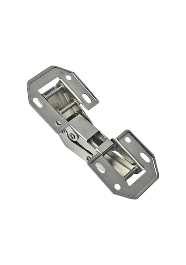 Tassız Deliksiz Menteşe 90 Yuvasız Mobilya Dolap Kapak Menteşesi -2 Adet