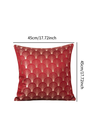 Homyl Modern Yastık Örtüsü 45 X Cm Yumuşak Kırmızı Kırmızı