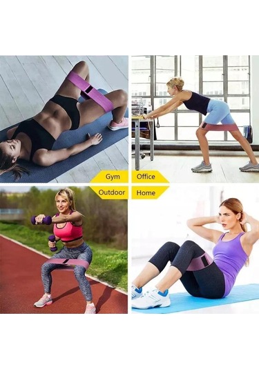 Clifton Squad Band Hip Band Direnç Bandı Neon Kırmızı