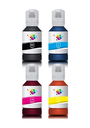 QC Epson 103 EcoTank Uyumlu Mürekkep Seti 140ml 4 Renk