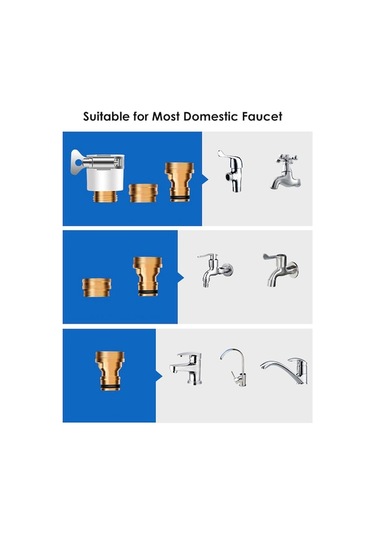 Pazly Genişletilebilir Bahçe Hortumu, Pratik Esnek Su Hortumu - Zemin Yıkama, Bahçe Sulama, Hayvan Temizliği, Memeli Bağlantı