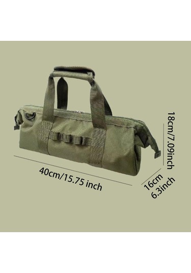 Homyl Çadır Kazıkları Saklama Çantası Taşınabilir Yeşil Yeşil