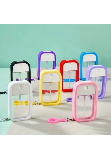 Mucit Home Silikon Kılıflı Anahtarlıklı Sprey Şişesi