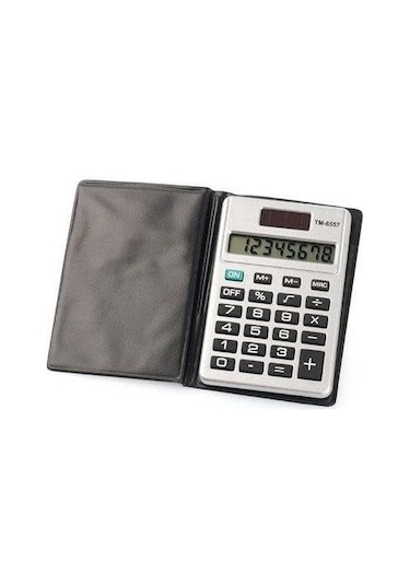 Technomax TM-6557 Güneş Enerjili Mini Cep Boy Hesap Makinesi