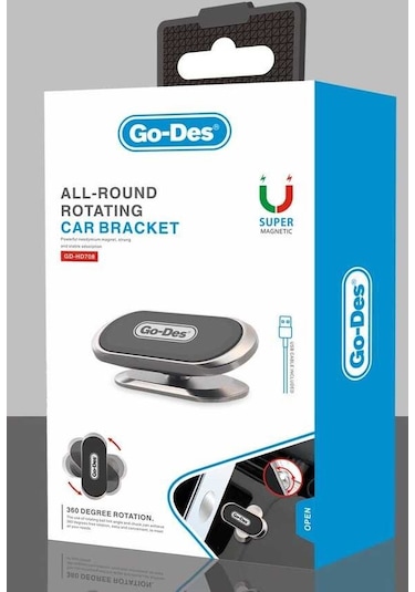 Go Des GD-HD708 Magnetik Araç Telefon Tutucu - ZORE-221199