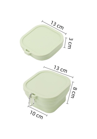 Homyl Katlanabilir Kase Yeniden Kullanılabilir Gıda Saklama Bej Bej