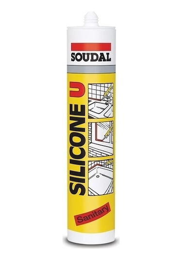 Soudal Silikon Şeffaf 280 Gr 2 Adet Şeffaf