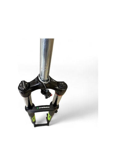 Zoom Vaxa 32 Air 27,5" Jant Havalı Gidondan Kilitli Bisiklet Maşası 1-1/8 Qr Maşa Magnezyum Bacak Siyah Yeşil