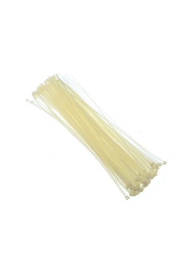 Tek-iş Plastik Kablo Bağı Cırt Kelepçe 367 Mm X 5 Mm Beyaz 50 Adet
