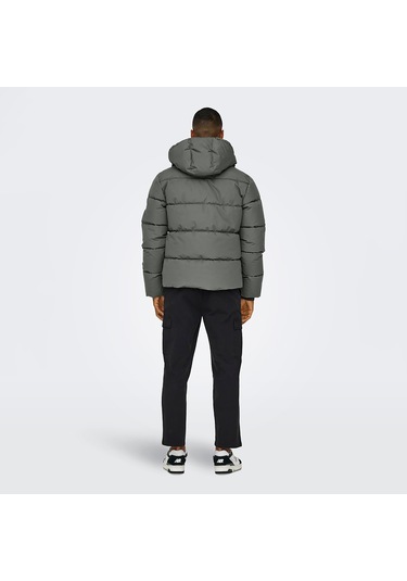 Only & Sons Elijah Erkek Yeşil Mont 22029661-casg Yeşil