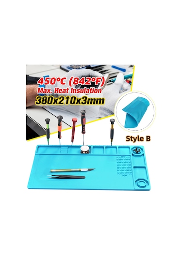 Lehimleme Matı Ph One Tamir Masası Pedi Bakım İstasyonu Manyetik Isı Aleti