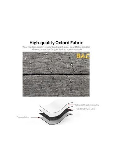 Pazly Büyük Kapasiteli Oxford Kumaş Dizüstü Bilgisayar Sırt Çantası Seti - Siyah/gri/lacivert/şarap Kırmızısı Siyah
