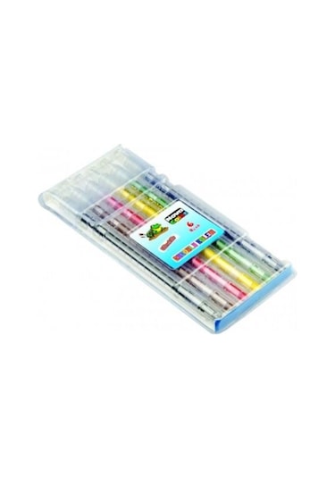 Nova Color Nc2121 Burgulu Mum Boya Kalemi 6 Renk