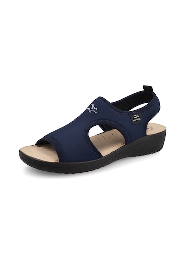 Sneaker Günlük Kadın 55 E71 La Fly Flot Cloth Sandal Blue Lacivert