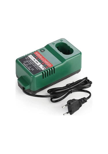 Youmex Hitachi 7.2-18v Ni-cd/ni-mh Akü Şarj Cihazı, 100-240v Ac Girişi, Soğutma Sistemi, Şarj Gösterici, Yeşil, Avrupa Prensi